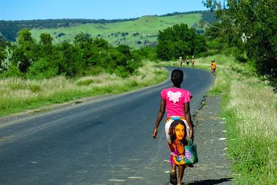 RN7 entre le PN de l'Isalo et Tuléar - Madagascar