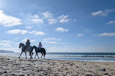 Equitation - Plage - Pacifique - Mexique