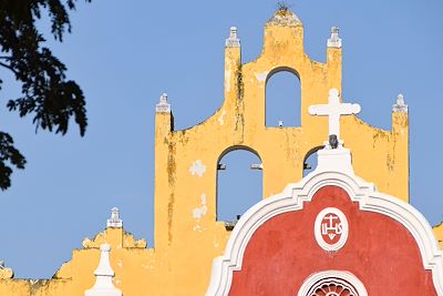 Eglise sur la place de Campeche - Mexique