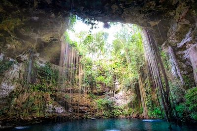 Cénote, grotte - Chichen Itza - Yucatan - Mexique