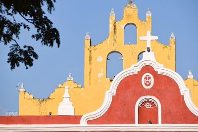 Eglise sur la place de Campeche - Mexique