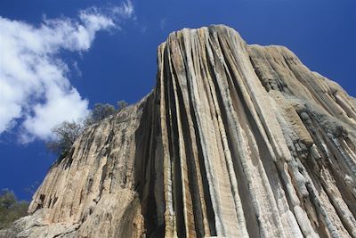 Formation géologique de Hierve el agua - Mexique