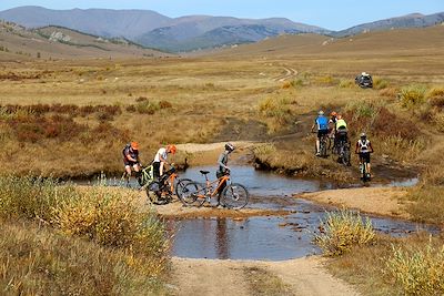 Les steppes mongoles en VTT