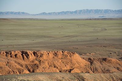 Falaises de Bayanzag - Désert de Gobi - Mongolie