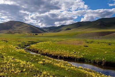 Panorama de l'Arkhangay - Mongolie