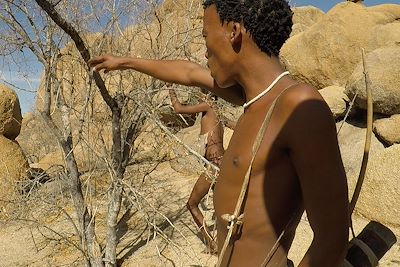 San Bochimans - Erongo Mountains - Namibie