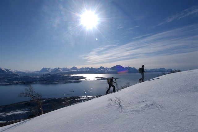 Voyage Ski de rando et voile en Laponie norvégienne