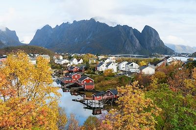 L'automne à Reine - Moskenes - Iles Lofoten - Norvège