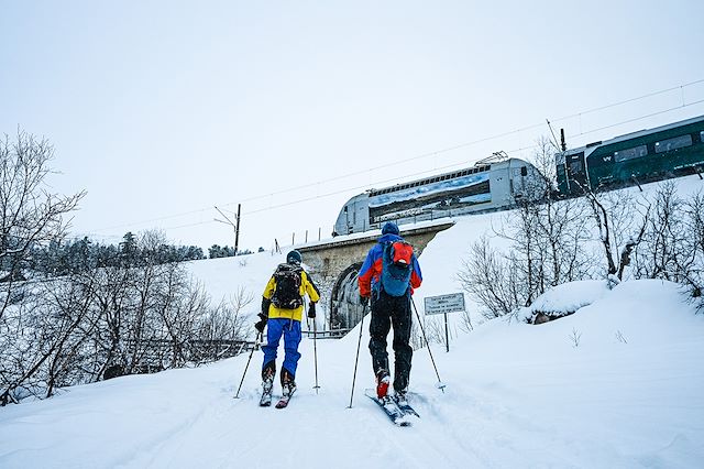 Voyage Ski et train dans les fjords de Norvège