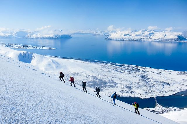 Voyage Ski voile dans les Alpes de Lyngen