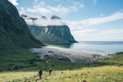 Plage de Kvalvika - Moskenes - Lofoten - Norvège