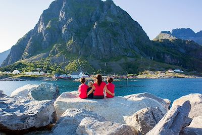 Famille dans les Lofoten - Norvège