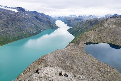 Randonnée à Besseggen Ridge, Parc national de Jotunheimen - Norvège