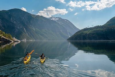 Kayak à Tafjorden - Valldal - Norvège