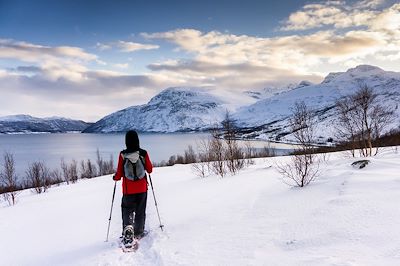 Entre mer et montagnes au bord de tromso - Norvège