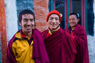 Moines - Lo Manthang - District de Mustang - Népal