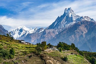 Balcon et sanctuaire des Annapurnas