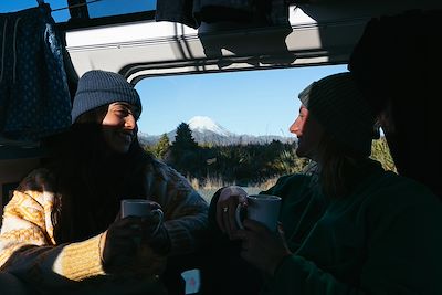 pause lors d'un roadtrip en Nouvelle Zélande