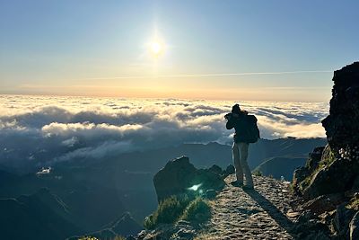 Lever de soleil sur Pico do Arieiro - Madère - Portugal