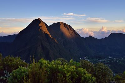 Lever du jour sur Salazie - Île de la Réunion