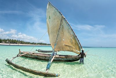 Bateau de pêche traditionnel - Kenya