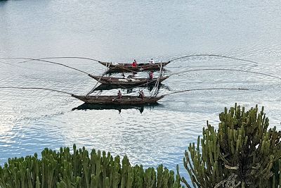 Pêcheurs au lac Kivu - Rwanda