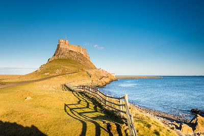 le chateau de Lindisfarne à Holy Island