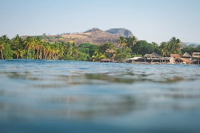 Plage du Salvador depuis la mer 