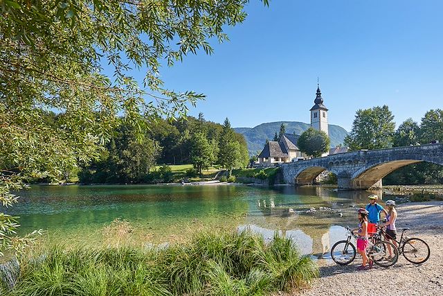 Voyage Le lac de Bled et la Soca à vélo en famille