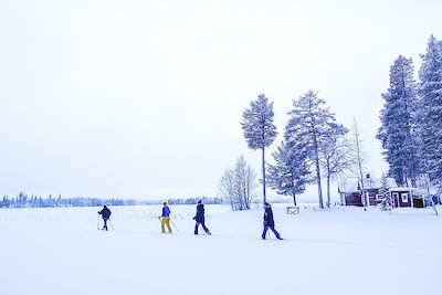 Randonnée en ski altaï - Laponie suédoise - Suède