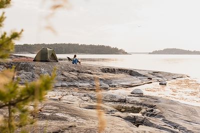 Bivouac dans l'archipel de Stockholm - Suède