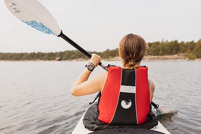 Kayak dans l'archipel de Stockholm - Suède