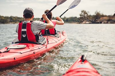 Kayak dans l'archipel de Stockholm - Suède