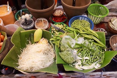 Sur le marché de Bangkok - Thaïlande