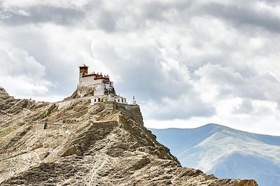 Vue du palais Yungbulakang - Tsedang - Tibet