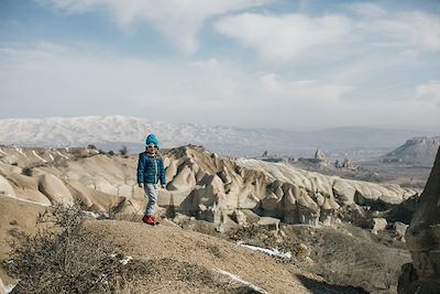 Petit garçon dans Les Cappadoce - Turquie