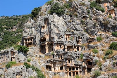 La nécropole lycienne - Demre - Turquie - Afrique