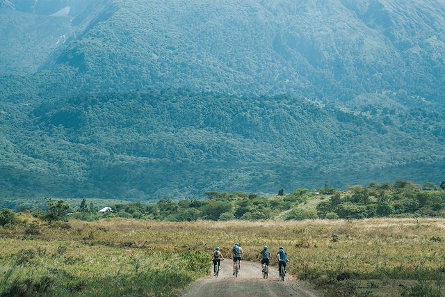 Voyage Vélo et safaris, du Kilimandjaro au Ngorongoro