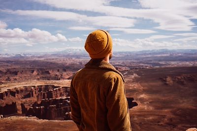 Randonneur dans les Canyonlands