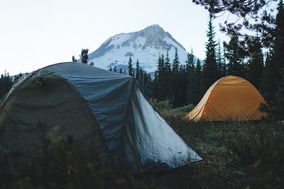 Campement dans l'Oregon - Etats-Unis