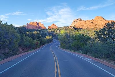 Route - Garden of the gods - Colorado - Etats-Unis