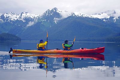 Kayak en Alaska sur l'ile de l'Amirauté