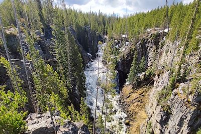 Kepler Cascades - Parc national de Yellowstone - Wyoming - Etats-Unis