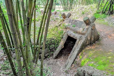 Entrée du tunnel Vinh Moc - Quang Tri - Vietnam