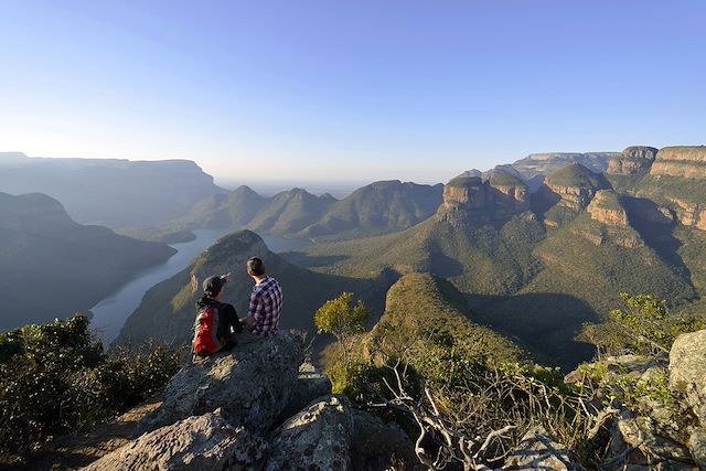 Voyage En piste pour les grands espaces d'Afrique du Sud